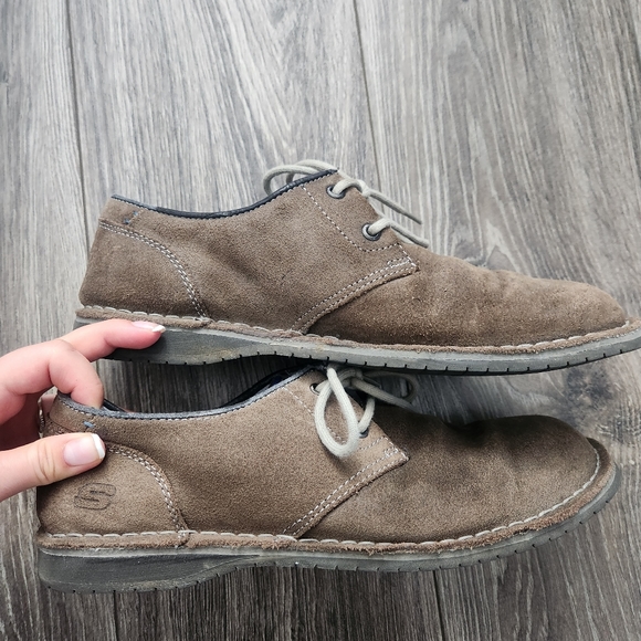 Skechers Mens Memory Foam Oxford Shoes 9.5 - Picture 5 of 12